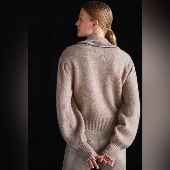 Anthropologie ASTR the Label The Dashwood Peter Pan Collared Sweater - Picture 2 of 10